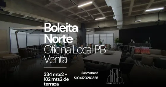 Local Pb Oficina Venta Boleita Norte 334 Mts2 + Terraza Sonmetros2