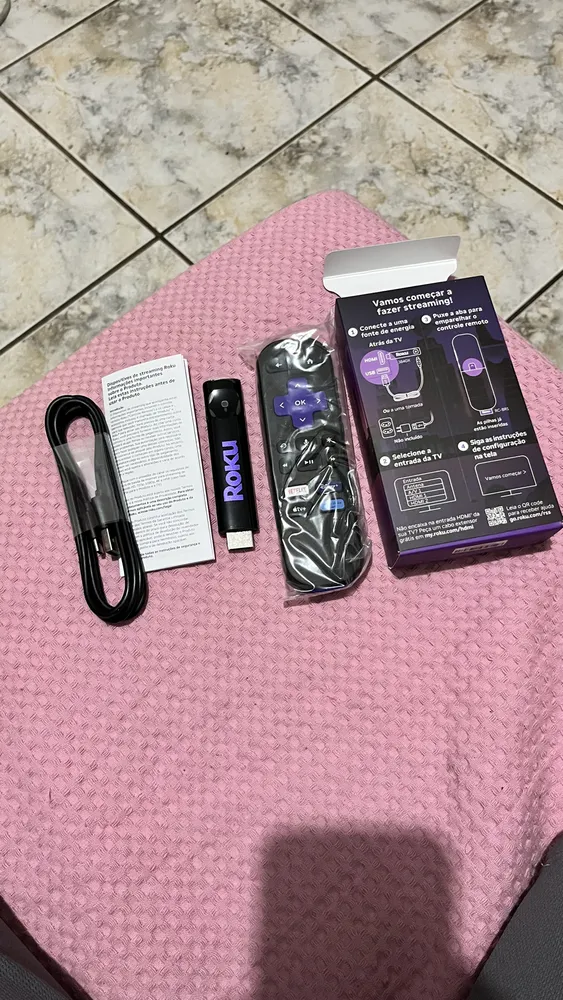 Controle por voz do Roku