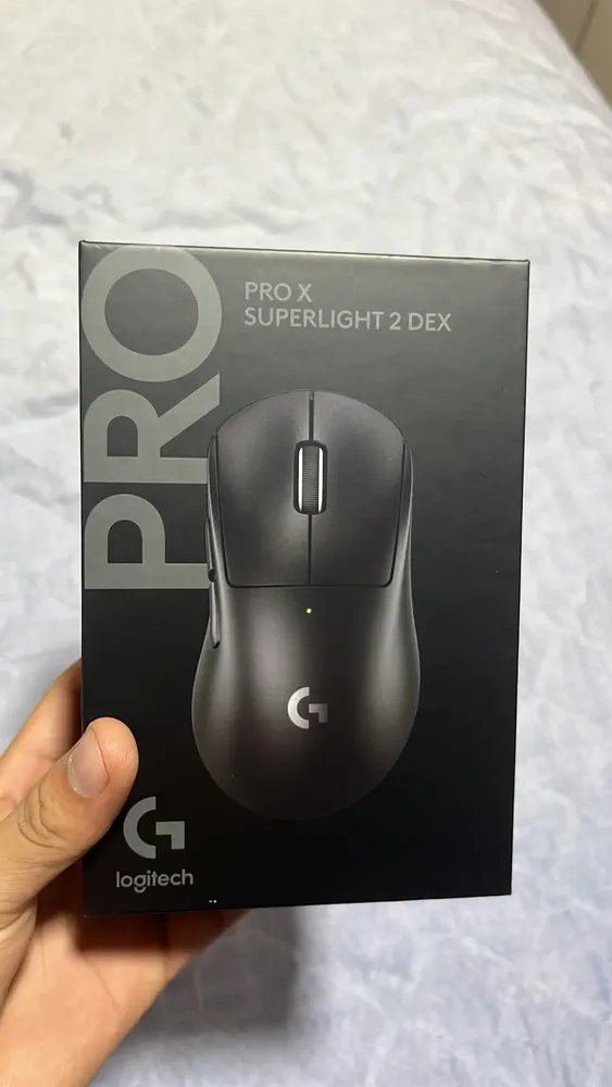 Mouse Gamer Sem Fio Logitech Pro X Superlight 2 Dex Cor Preto