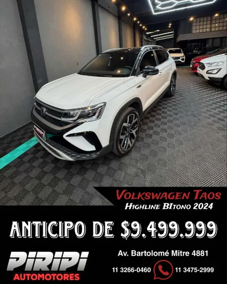 Volkswagen Taos 1.4 250 Tsi Highline Bi Tono Tiptronic