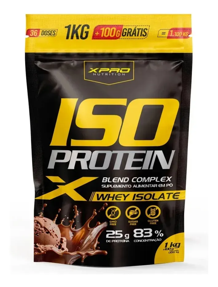 Whey protein XPro Nutrition Iso Blend Complex em pó sabor Chocolate x 1.1kg