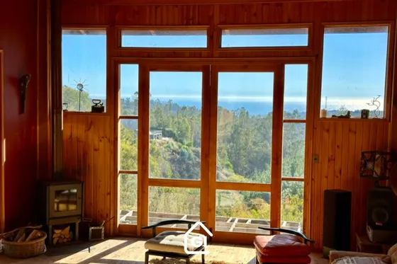Casa En Tunquén Con Vista Al Mar, Bosque Y Diseño Único