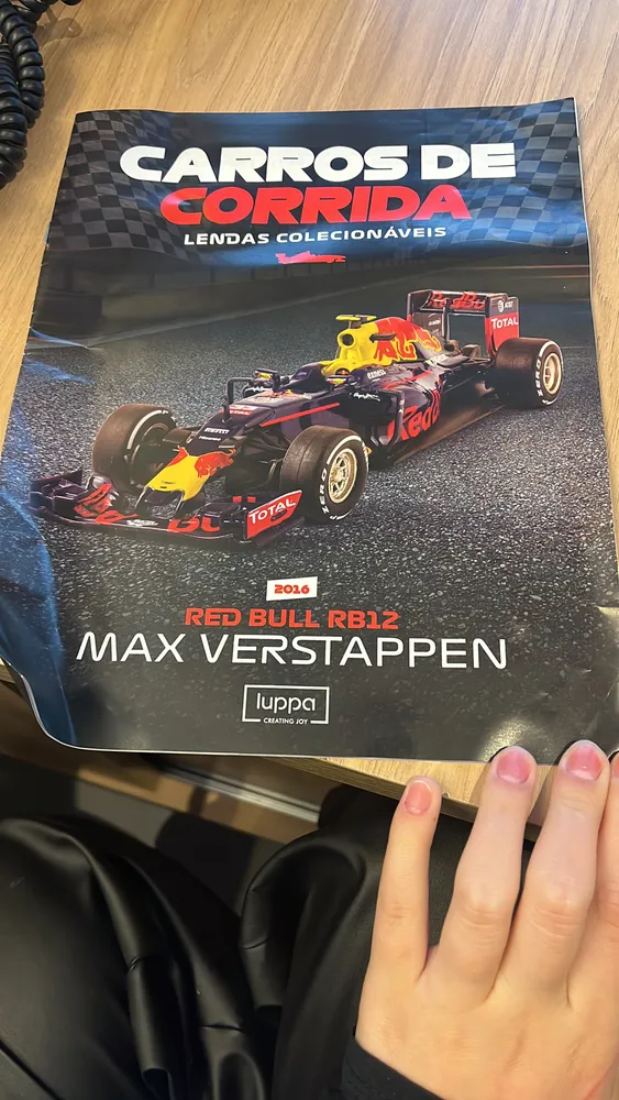 Luppa Carros De Corrida, Red Bull Rb12 2016 Verstappen Azul