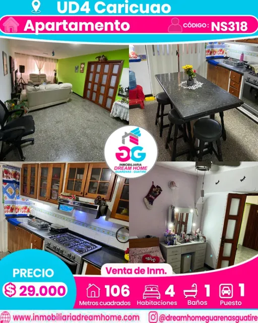 Apartamento Residencias Canagua Caricuao Caracas 