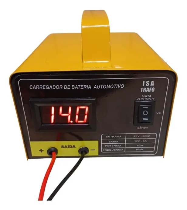 Carregador de Bateria de Carro Isatrafo