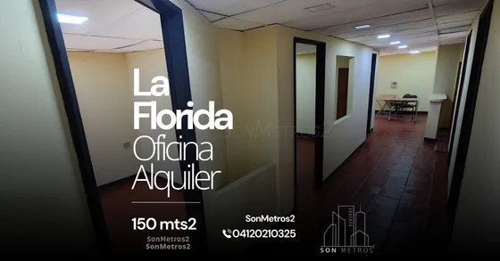 Oficina Alquiler Alta La Florida + Terraza 150 Mts2 Sonmetros2