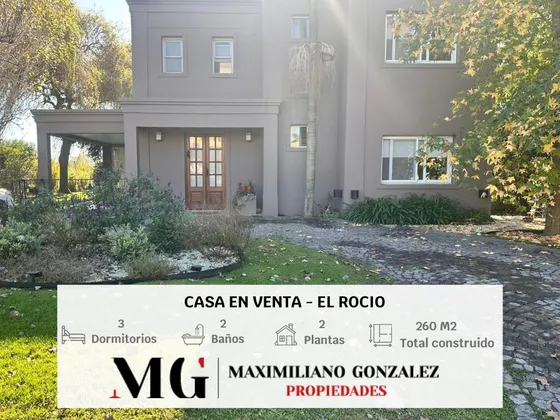 Casa En Venta, 7 Ambientes - El Rocio