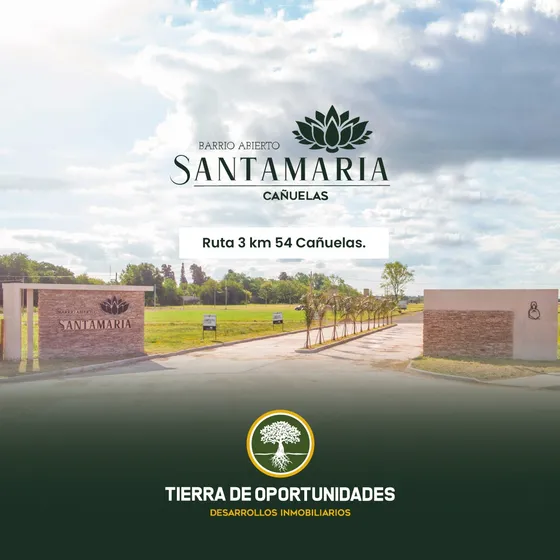 Terreno En Venta De 334m2 En El Barrio Santa Maria Cañuelas