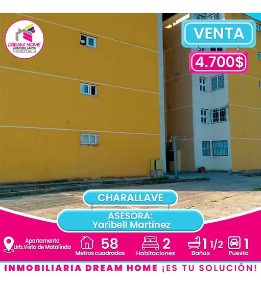 Apartamento En Venta Vista De Matalinda  Charallave