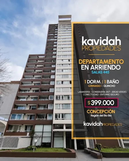 Departamento En Arriendo En Salas Concepción
