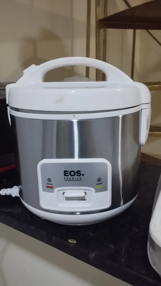 Panela Elétrica de Arroz EOS Premium 5 Xícaras com Tampa de Vidro Clear Glass EPA05BI - Imagem 2
