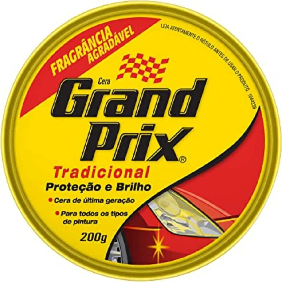 Grand Prix Cera Polimento Tradicional Lata 200g - Cera para polir, cera grand prix, cera polimento tradicional