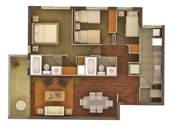 Amplio 3d/2b Con Terraza, Piscina Y Gimnasio Metro Cercano