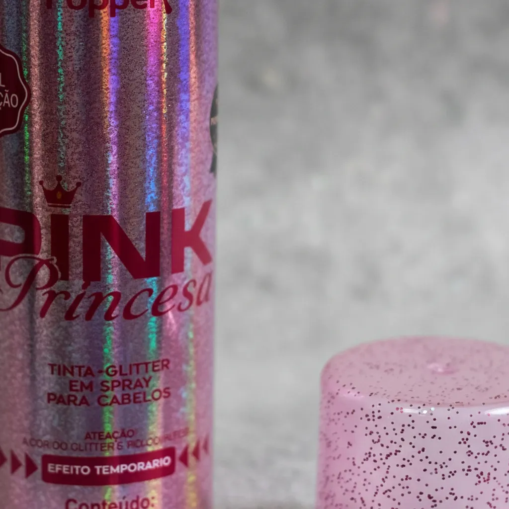 Spray Glitter Para Cabelo E Corpo Removível Carnaval E Festa - Imagem 4