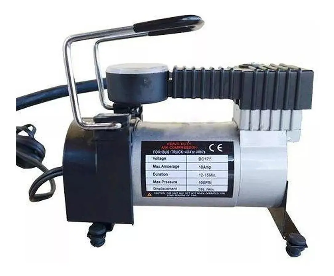 Mini Compressor Ar Portátil P Carro Moto Caminhão E Inflavel