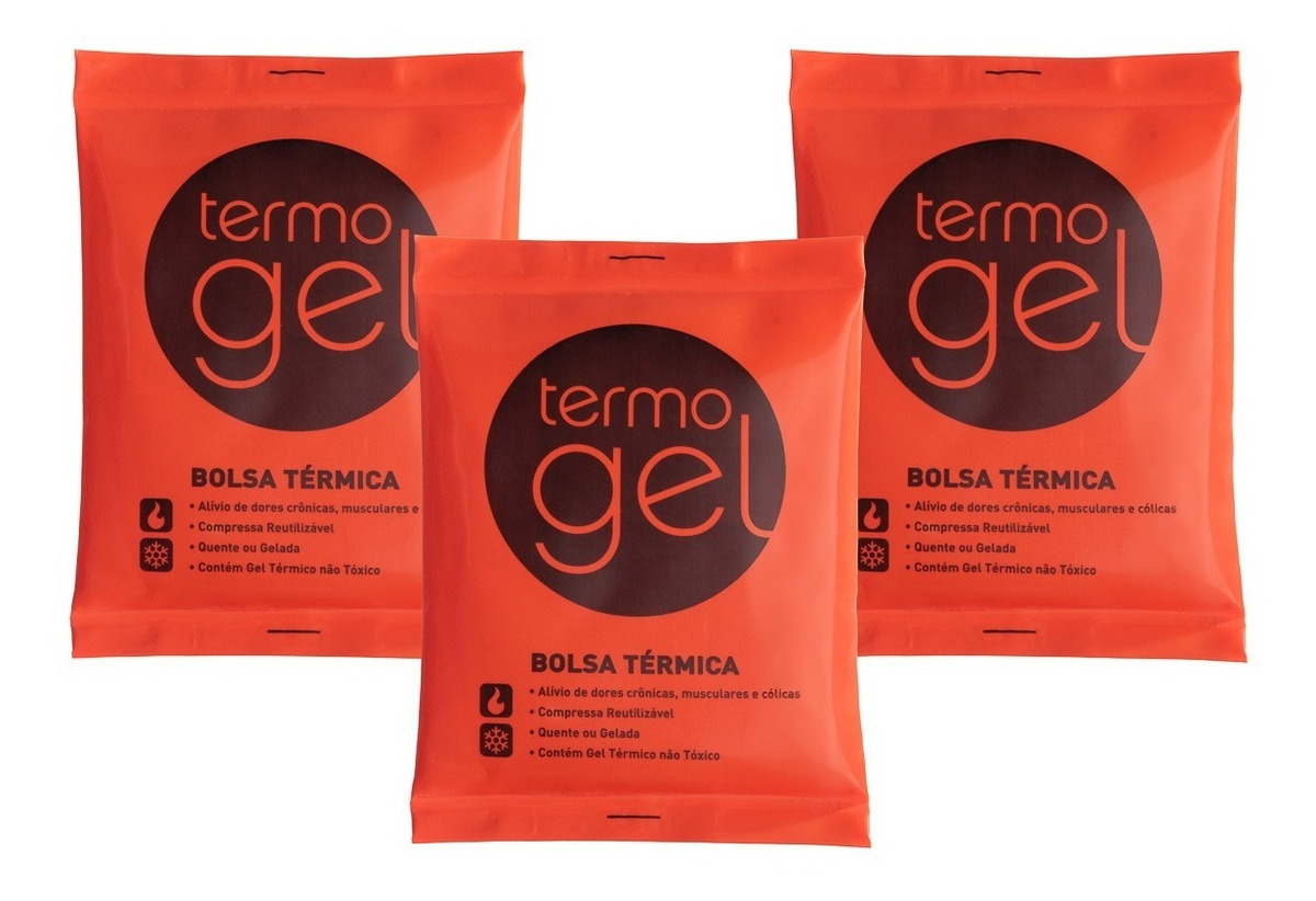 Compressa Para Vacina Quente Ou Fria 3 Bolsa De Gelo Compressa Quente Fria Termogel 350 Ml | Mercado Livre