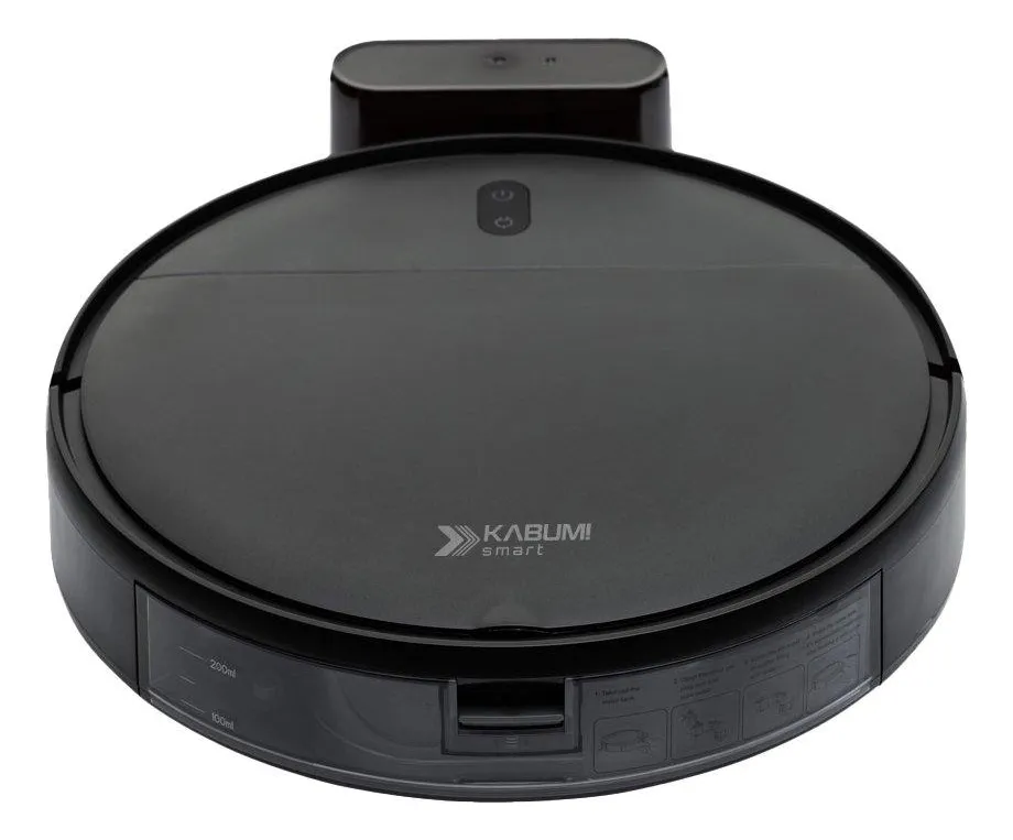 Robô Aspirador Kabum! Smart 100 Preto 5 Modos Sensor
