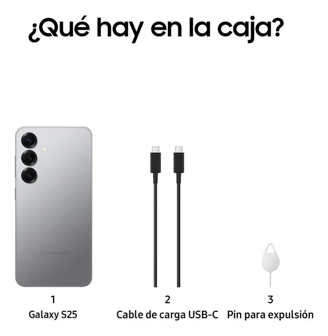 Samsung Galaxy S25 5G, 256GB, 12GB, Câmera Tripla - Prata - Imagem 3