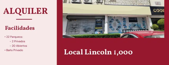 Local Comercial 60 Metros Abrahan Lincoln Us. 2,500