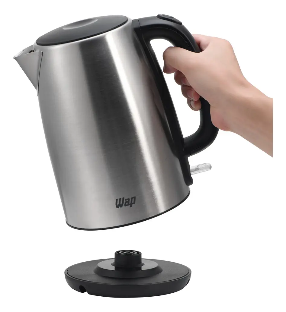 Chaleira Elétrica WAP WCE1 1,7L com Base Giratória 360° e Desligamento Automático