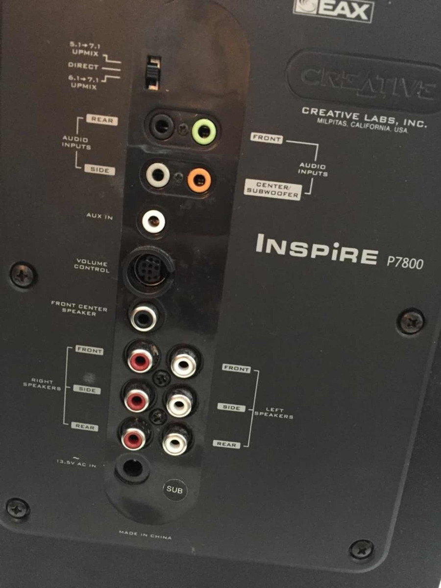 creative inspire p7800 subwoofer creative inspire p7800 subwoofer