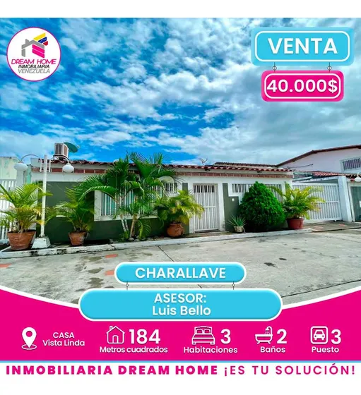 Casa En Venta  Urb. Vista Linda-charallave 