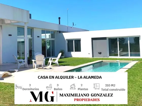 Casa En Alquiler, 4 Ambientes - La Alameda, Canning