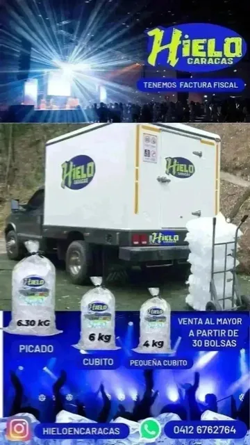 Hielo Al Mayor Para Fiestas Y Eventos 