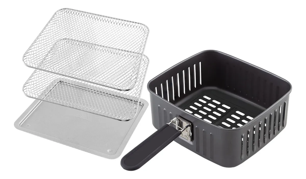 Air Fryer Bella Cuccina 12L 2 Grelhas 1500W BCFR05 127V - Imagem 4