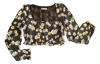 Blusa zara margaritas hotsell