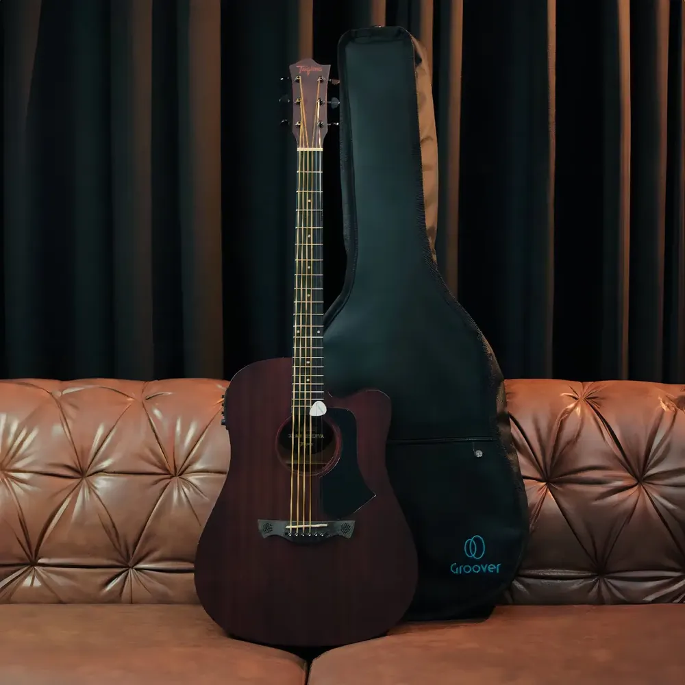 Violão Tagima Kansas Gran Reserva Aço Destro Folk Dark Mahogany