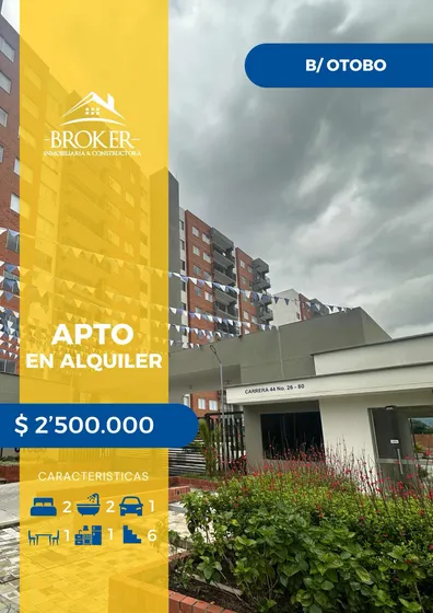 Se Alquila Apto Dentro De Conjunto Residencial Otobo