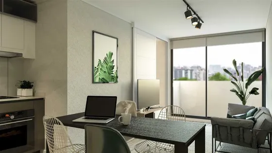 Departamento En Venta De 1 Dorm. En San Miguel