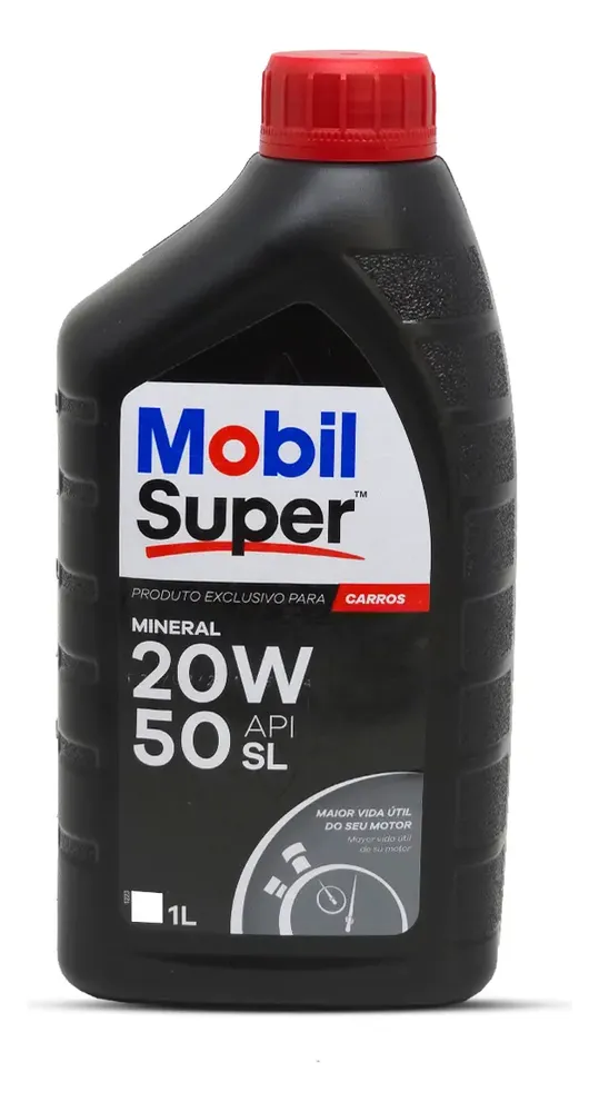 Óleo Mobil Super para Motor de Carros 20W-50 API SL para Carros