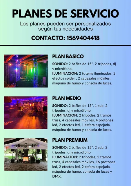 Alquiler De Sonido E Iluminacion Servicio De Dj Eventos 