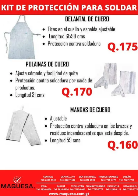 Kit De Proteccion Para Soldadr En Maquesa