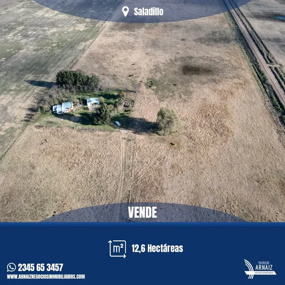 Se Venden 12,6 Has. En Saladillo. Posibilidad De Permuta Por Casa Quinta.