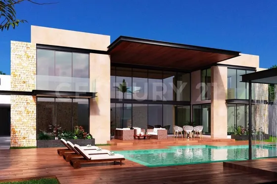 Residencia En Obra Gris Con Proyecto Arquitectónico En Privada Campestre Mérida