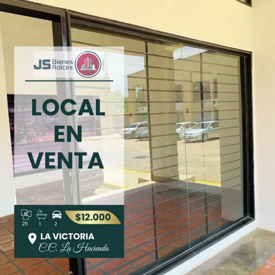 Se Vende Local En La Victoria En El Centro Comercial La Hacienda Con Vista A La Avenida Y Parte Interna Del Centro Comercial Em