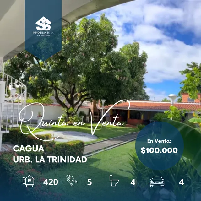 Se Vende Quinta - Urb. La Trinidad - Cagua - Aragua