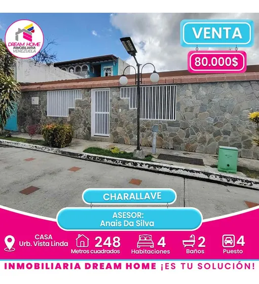 Casa En Venta  Urb. Vista Linda  Charallave 
