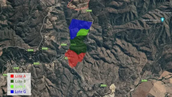 9 Terrenos De 1ha Hasta 42ha Total Aprox: 130ha La Rudilla