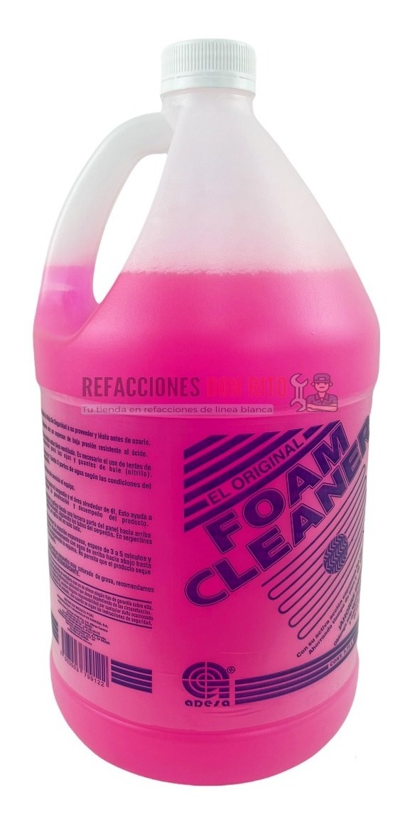 Foam Cleaner Rosa Galon 3.75lts Limpia Serpentin Quita Sarro MercadoLibre