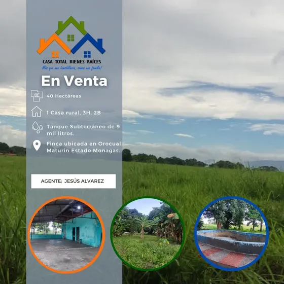 Se Vende Finca En Orocual Estado Monagas Zona Norte