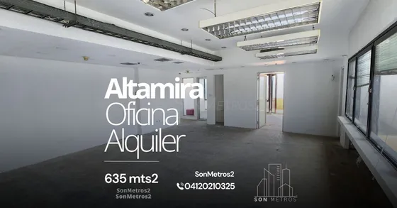 Oficina Alquiler Altamira 635 Mts2 Sonmetros2