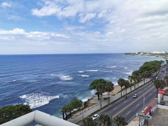 Apartamento Amueblado En Santo Domingo Con Increíble Vista Al Mar Caribe