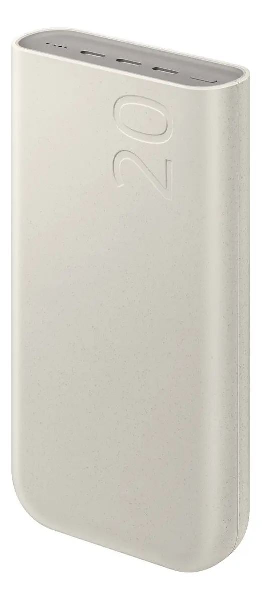Cargador Power Bank Portátil Samsung | Potencia 45w | 20.000 Mah | Color Beige | Carga Súper Rápida 2.0