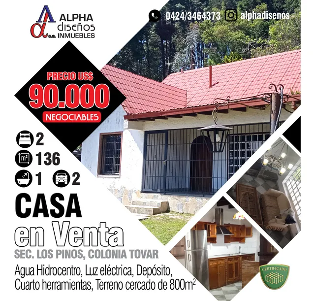 Casa En El Sector Los Pinos