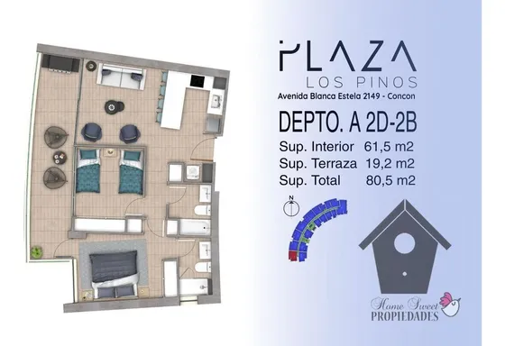 Blanca Estela C/av. Montemar. 2d 2b, 61/80m2