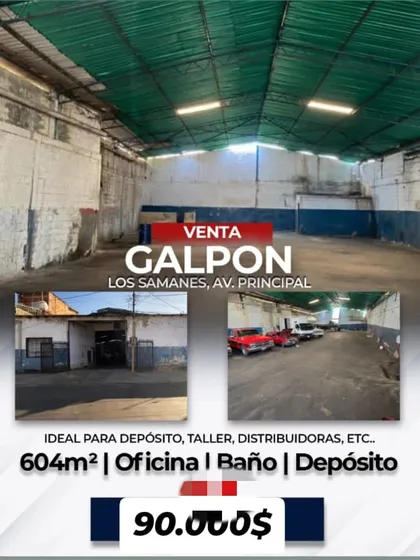 Venta , Alquiler Galpón 604m En Los Samanes Valencia Brig3